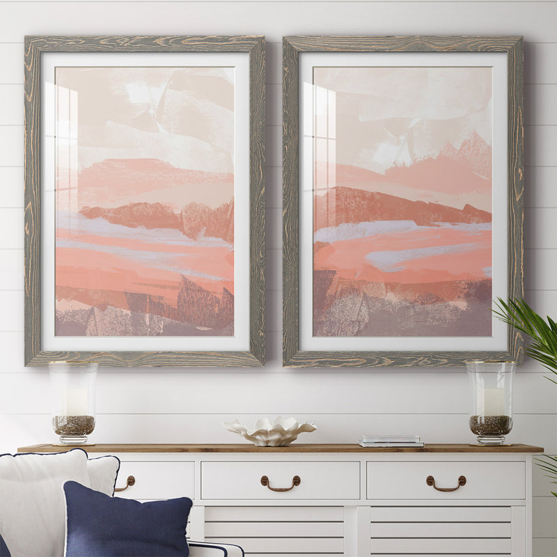 «Dusty Desert I», reproduction encadrée de qualité supérieure - prête à être accrochée, H 42,5 po x l 61 po x P 1,5 po
