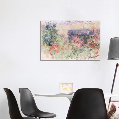 La maison à travers les roses, vers 1925-26 - Giclée sur toile tendue avec châssis