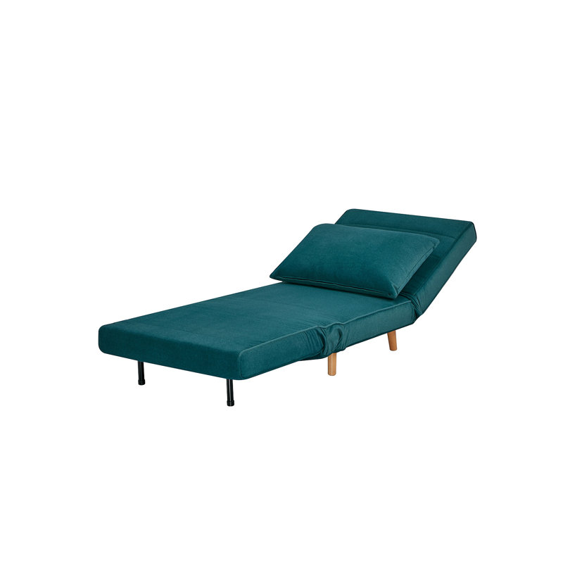 Canapé-lit - Canapé-lit 3 en 1, H 32,76 po x l 30,71 po x P 36,68 po, Bleu paon
