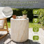 Tables portatives portatives, cylindre moderne d'oxyde de magnésium pour le balcon de jardin