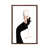 Classic Brown Wood Floater Framed