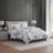 Vera Wang Noir Bouquet Cotton Reversible Grey Comforter Set-123849993