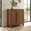 Armoire d'appoint rectangulaire de 28 po de large en noyer satiné Chabot-1819905281