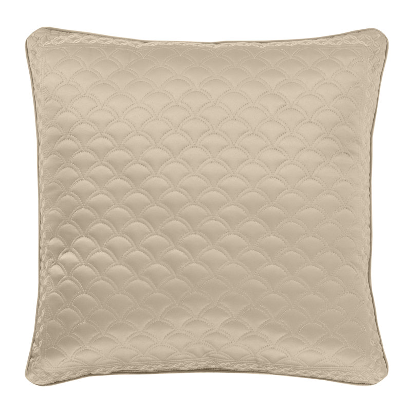Coussin décoratif carré Lyndon, Perle