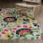 Sherley Bold Boho Floral Ivory/ Multi Indoor-Outdoor Area Rug-697111559