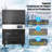 Yesurprise 150 lb. Daily Production Cube Clear Ice Freestanding Ice Maker