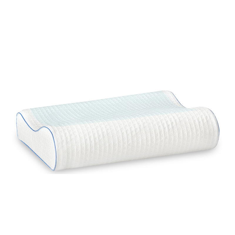Ultra Firm White Memory Foam Cooling Gel Neck Pillow