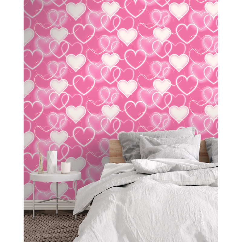 Papier peint Effie, Rose