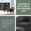 Fauteuil demi-tonneau avec repose-pieds Aricely-1750862881