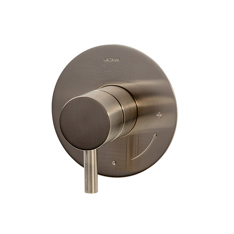 Cigno 15pbp.l.r1 Progressive Compact Pressure Balancing Mixer In Brushed Nickel