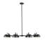 Lustre 8 lumières Trombetta en noir mat-837969817