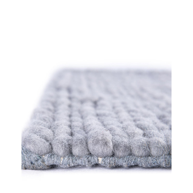 Yanellie Hand Loomed Wool Indoor Rug, Rectangle 7'10" x 10'