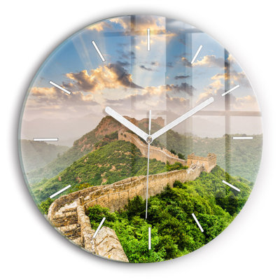 Glass Wall Clock