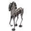 Metallic Horse Recycled Auto Parts Sculpture
