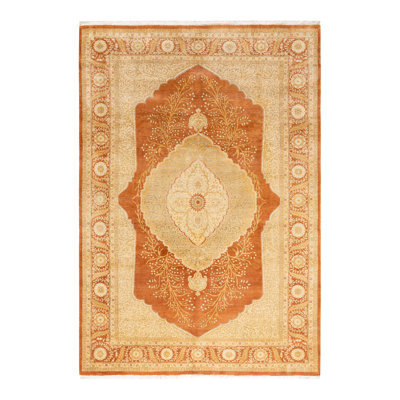 Classic One-of-a-Kind 6' 3" X 9' 2" Hand Knotted Area Rug