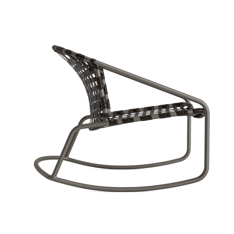 Kantan Outdoor Lounge Chair, Mica/Coffee