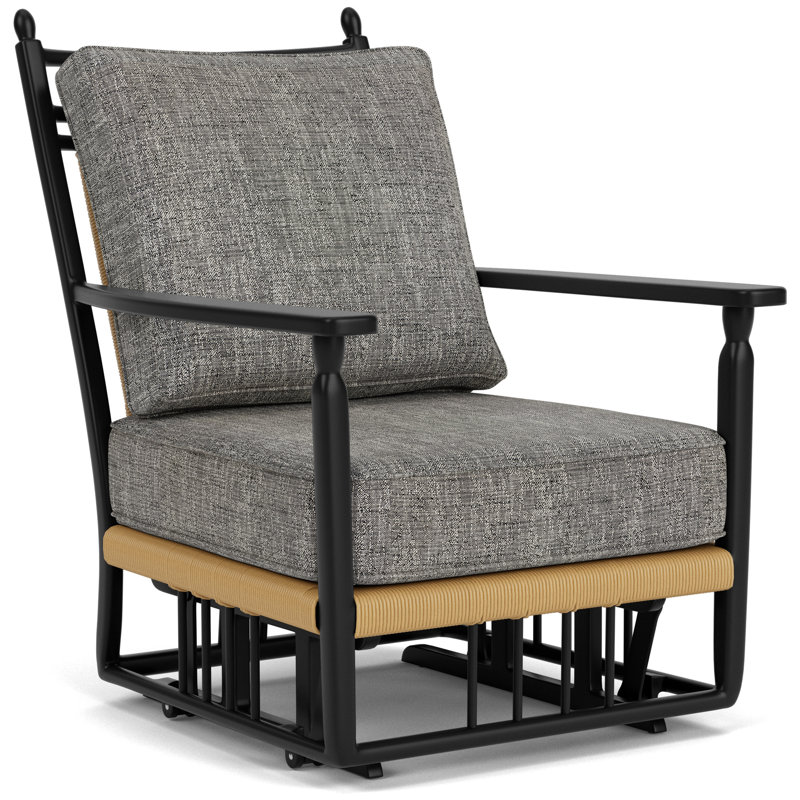 Low Country Outdoor Glider, Black Sand