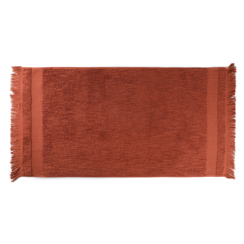 Ensemble de serviettes luxueuses 100% coton (2 pièces), couleur gingembre, 19,7 x 35,4 pouces | 550 g / m² pour une capacité d'absorption supérieure | Lavable à la machine à 104 ° F | Doux, durable et parfait pour un spa à domicile ou un usage quotidien