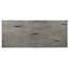 Table rectangulaire à hauteur de comptoir en bois massif, aspect gris vieilli, 6 sièges en bois, pouvant accueillir des personnes pour manger