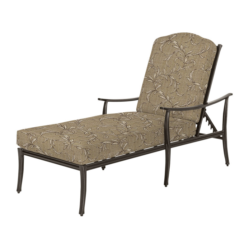 Edge Outdoor Chaise Lounge, Bessemer, Midnight Gold