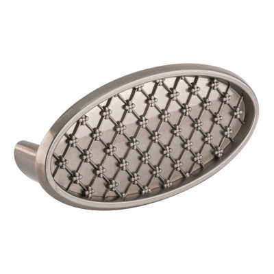 Poignée tiroir pour armoires de cuisine et armoires à coupelle 3 po Nickel satiné d'un centre à l'autre