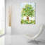  «Quilted Tree 2» par Ethan Harper, art mural en verre acrylique, 24 po x 36 po