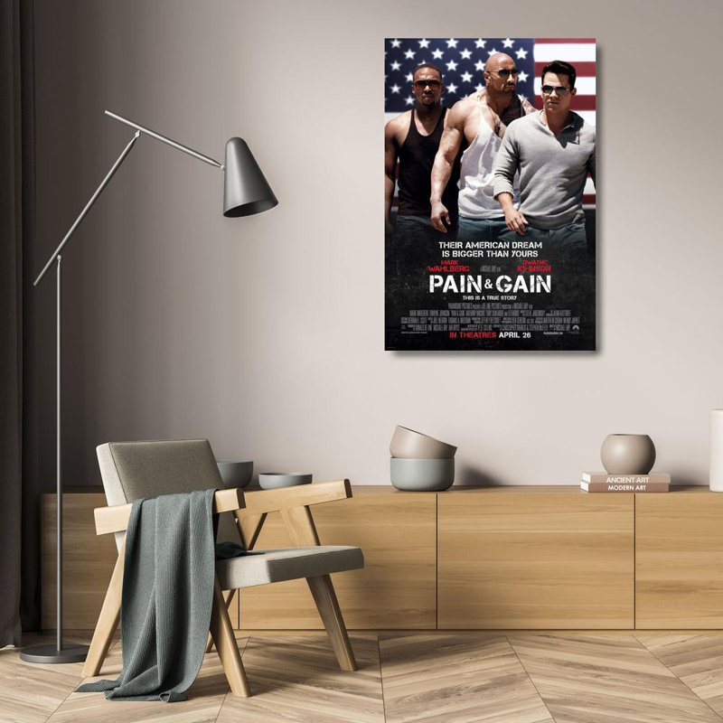 Pain & Gain, 24" H x 16" W
