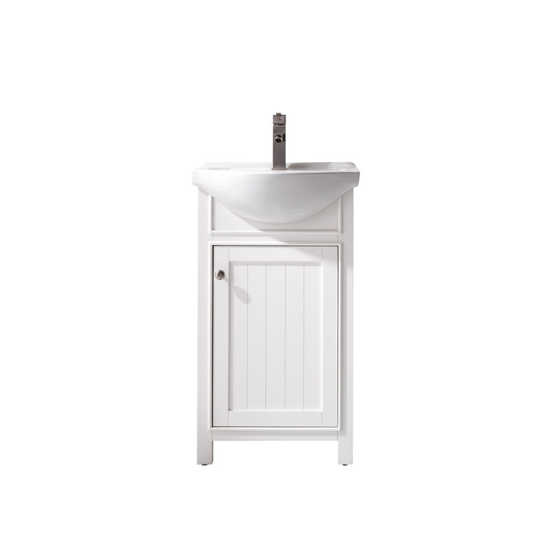Ensemble de meuble-lavabo simple 20 po Orsstown, Blanc