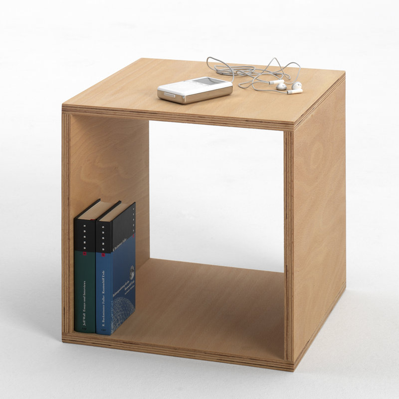 35cm W Manufactured Wood Bedside Table
