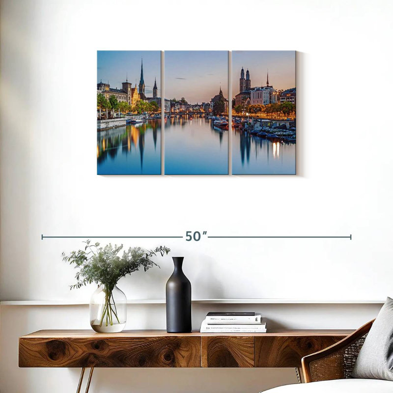 Sebbie Limmat River, 20" H x 33" W