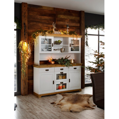 Harrietstown 145cm Solid Wood Sideboard