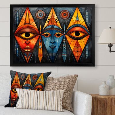 Motif tribal africain II sur toile