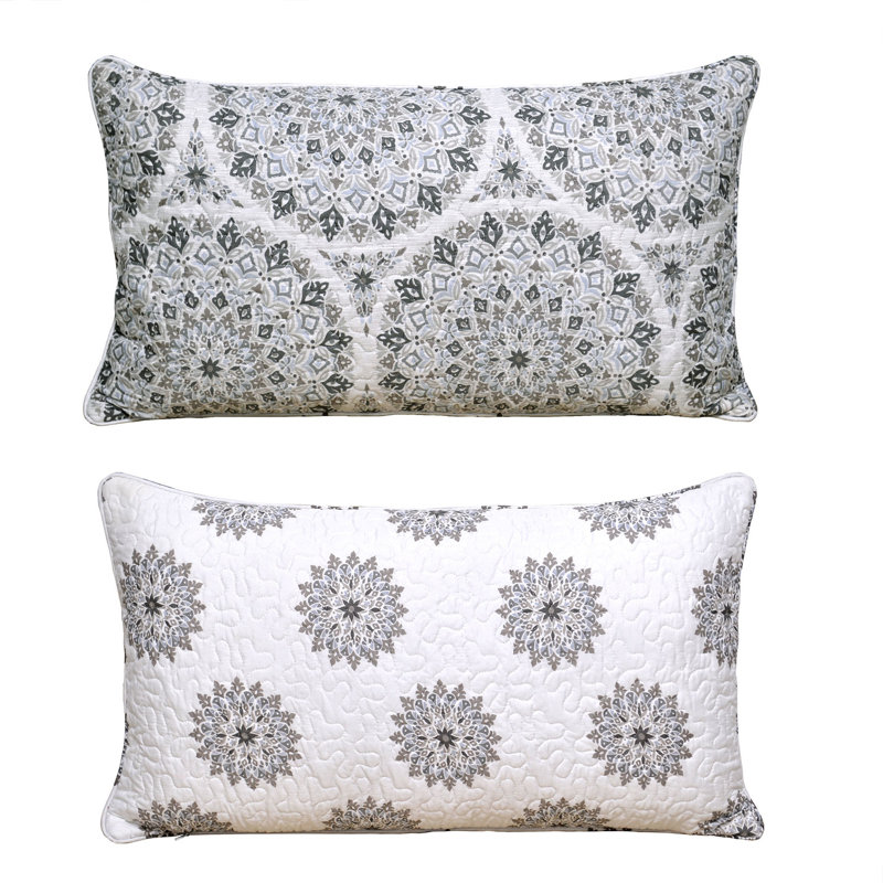 Housse de coussin Ravello, Gris clair