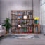 Vitrine en bois massif de style chinois de 90,55 po pour thé et autres articles-900580513