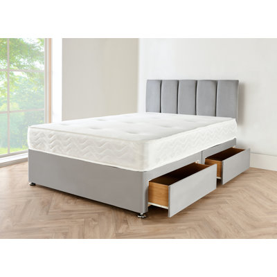 Aare Upholstered Bed with Mattress