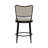 Conners Commercial Grade Steel Frame Cream Fabric Upholstered Swivel Counter Height Barstool - Set Of 3-1707242786