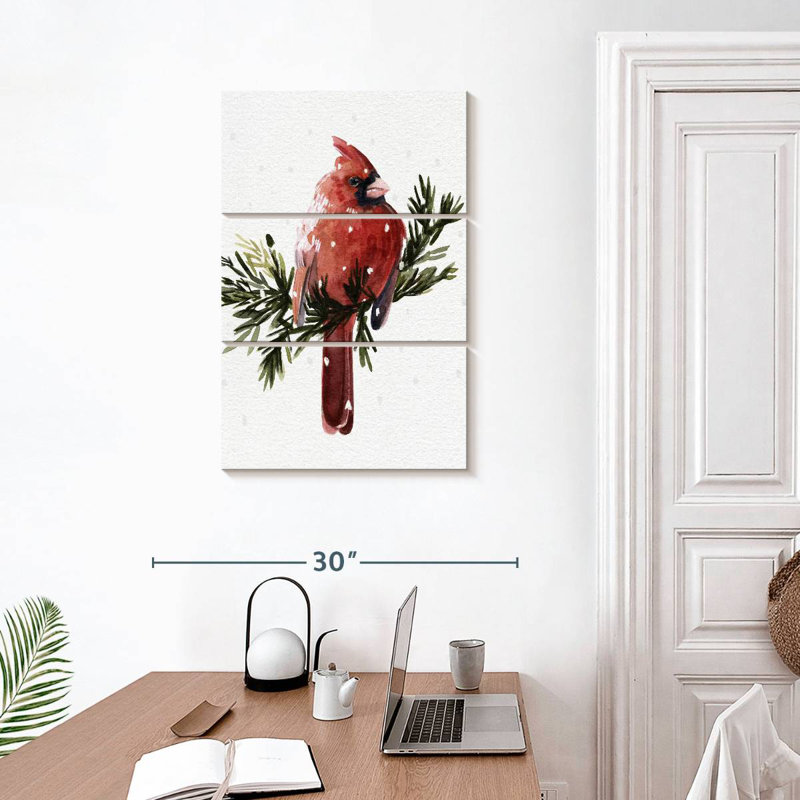 Brampt cardinal avec neige I