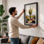 Desert Saguaro Coastal - Framed Print-1141357365-1141357366