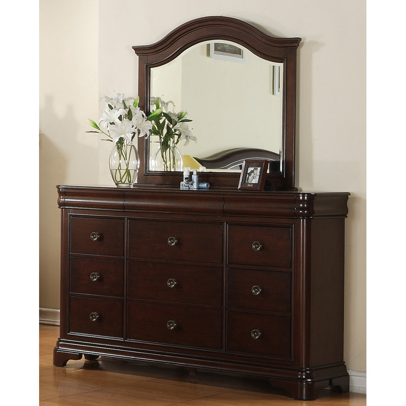 Commode 9 tiroirs avec miroir Altigarron