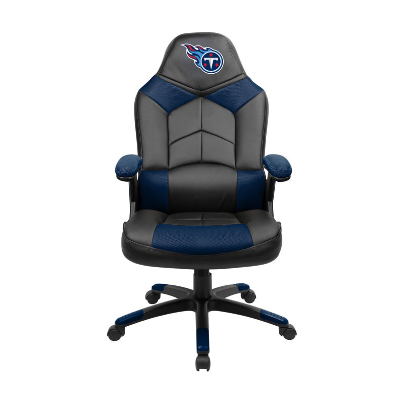 NFL Oversized Gaming Chair, Black/Navy and Tenessee Titans