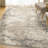 Williston Forge Lebo Abstract Ivory Stain Resistant Shag Area Rug-229787739