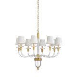Salon 8 - Light Shaded Classic / Traditional Chandelier