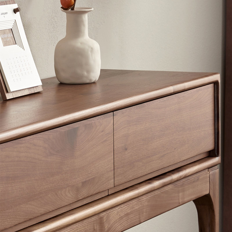 Modern Minimalist Console Table With 3 Drawers, 35.43" H x 70.87" W x 13.78" D