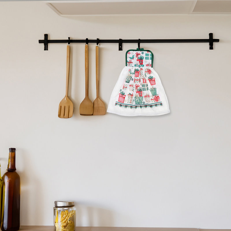 Tie Hand Towel (Presents) - Set Of 2