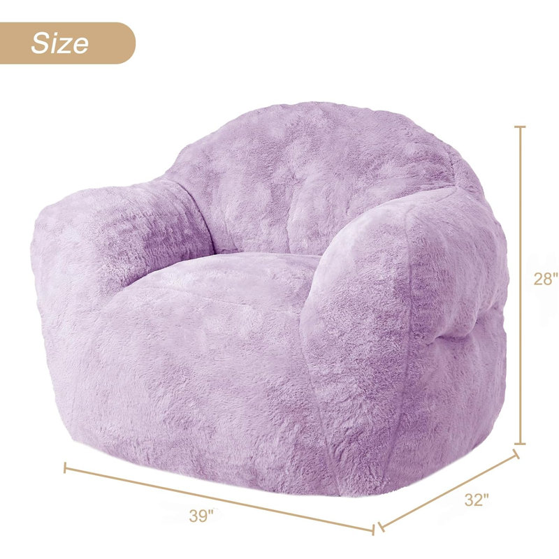 Fauteuil à billes Plush, Bleu
