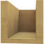 Block Block Woodgrain TimberThane Raider Tail, apprêté brun clair-88143526