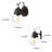 Efharis Iron Armed Sconce