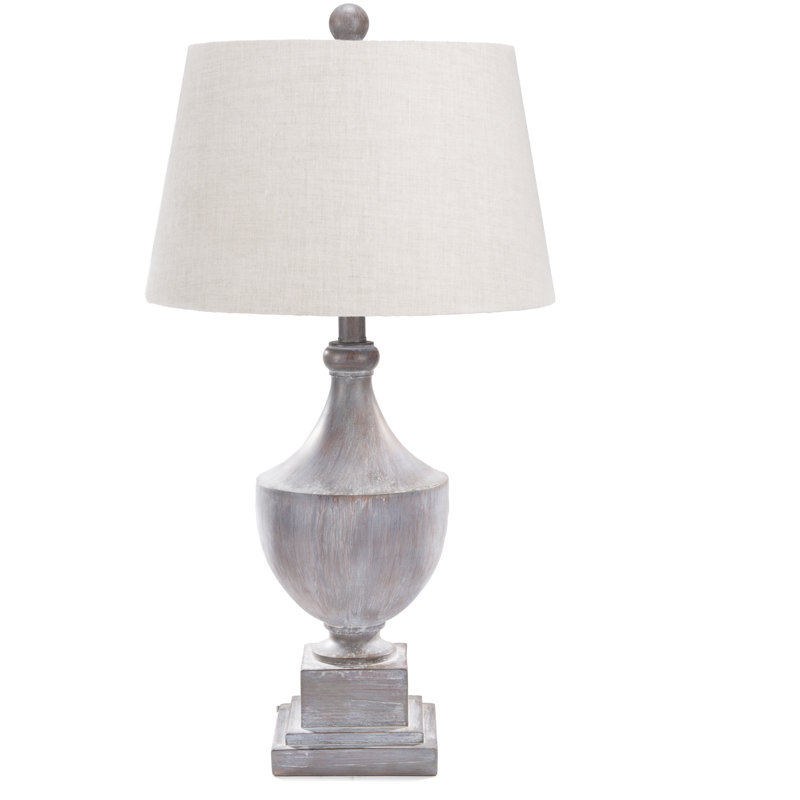 Poiret Metal Table Lamp, Gray Washed