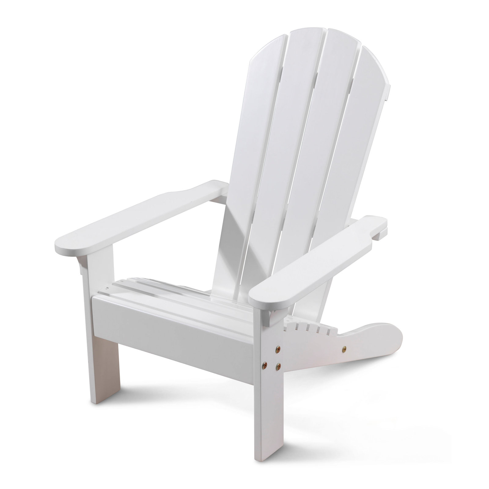 Kids Outdoor Adirondack Chair, White