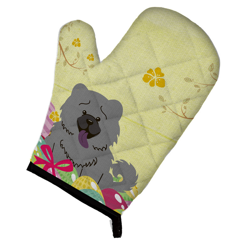 Gant de cuisine Saroyan Chow Chow, Vert / gris / rose